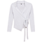 Cropped Wrap Jacket Sweater