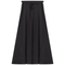 Ribbed Midi Drawstring A Line Skirt