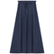Ribbed Midi Drawstring A Line Skirt