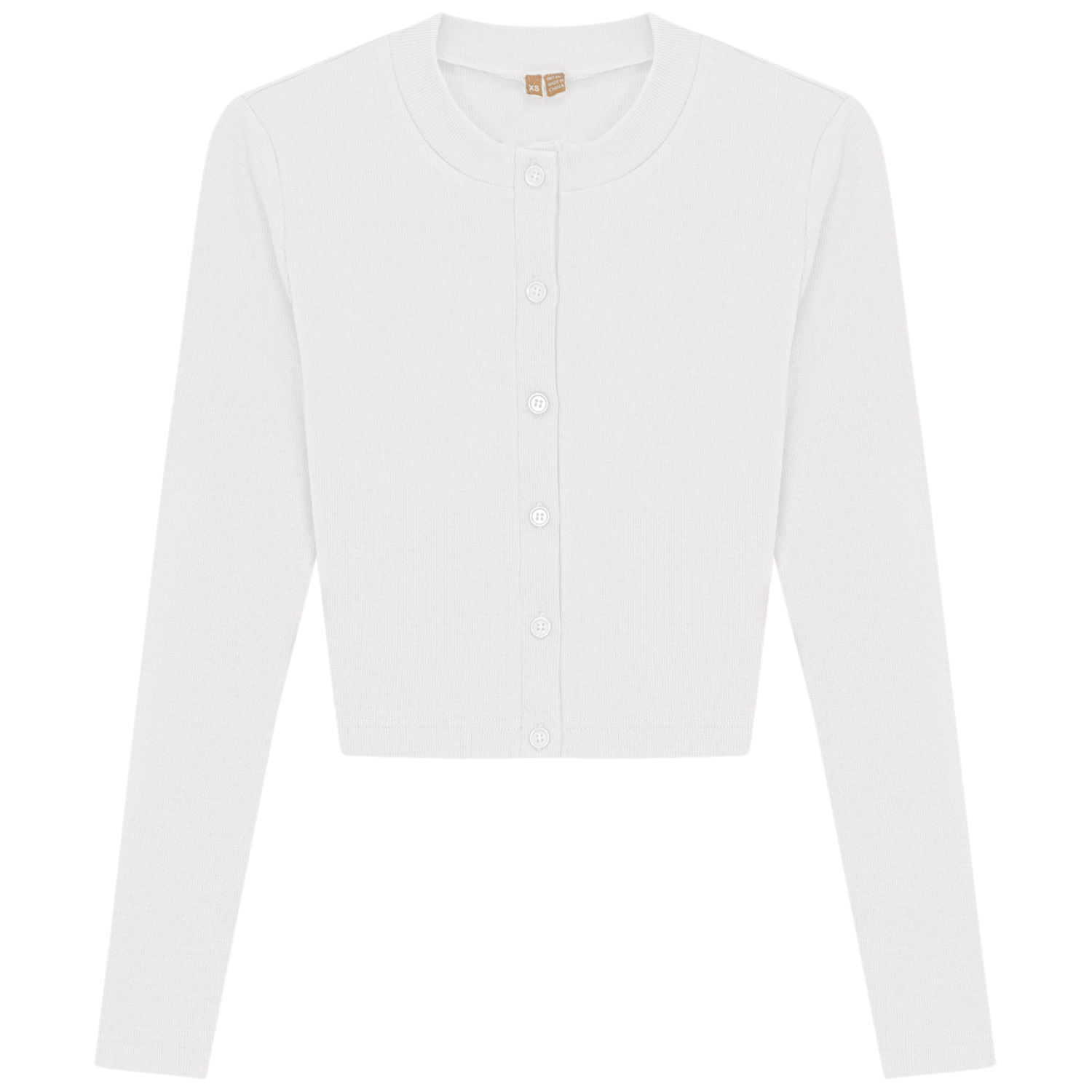 Ribbed Cropped Cardigan
