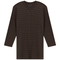 Striped Ribbed V Neck Tee