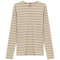Striped V Neck Tee
