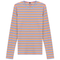 Striped V Neck Tee