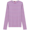 Striped V Neck Tee
