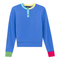 Color Blocked Henley Tee