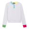 Color Blocked Henley Tee