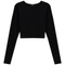 Cropped Ribbed Sweater