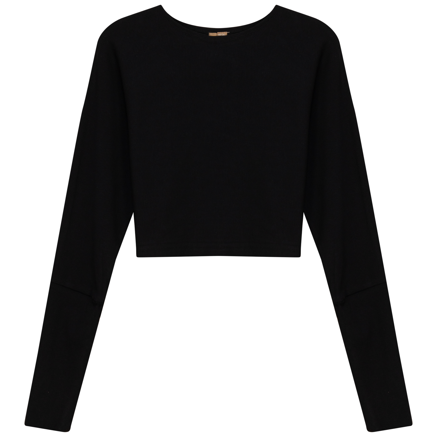 Cropped Ribbed Sweater