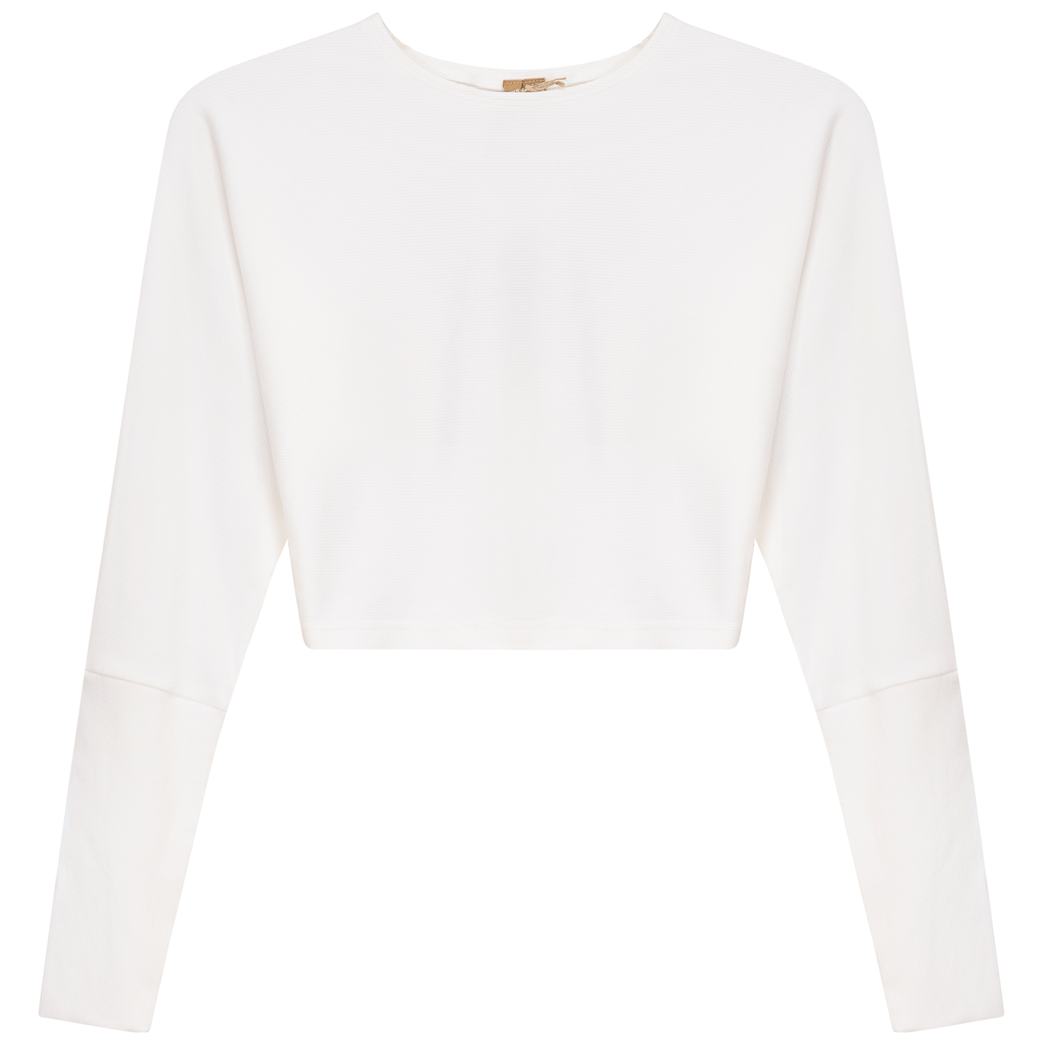 Cropped Ribbed Sweater