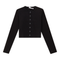 Cotton Cropped Cardigan
