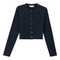 Cotton Cropped Cardigan