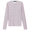 Printed V Neck Long Sleeve Tee