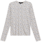 Printed V Neck Long Sleeve Tee