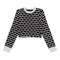 Cropped Wave Sweater
