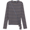Striped Wrap Tee