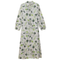 Printed Satin Belted Shirt Dress