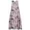 Printed Satin A Line Jumper
