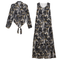 Printed Linen Midi Jumper Shirt Set