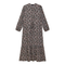 Printed Chiffon Midi Dress