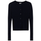 Cropped Cable Knit Cardigan
