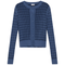 Cropped Cable Knit Cardigan