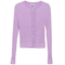 Cropped Cable Knit Cardigan