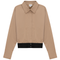 Cropped Cotton Belt Blouse