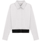 Cropped Cotton Belt Blouse
