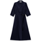 Cotton Midi Wrap Dress