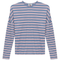 V Neck Dolman Striped Tee