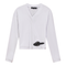 Cotton Wrap Knit Cardigan