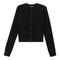 Cropped Ribbed Cardigan