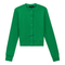 Cropped Ribbed Cardigan