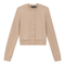 Cropped Ribbed Cardigan