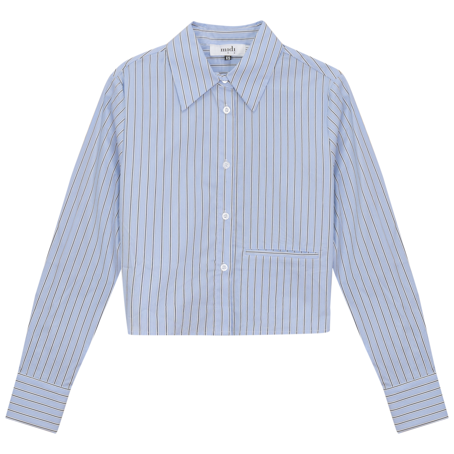 Cropped Stripped Blouse