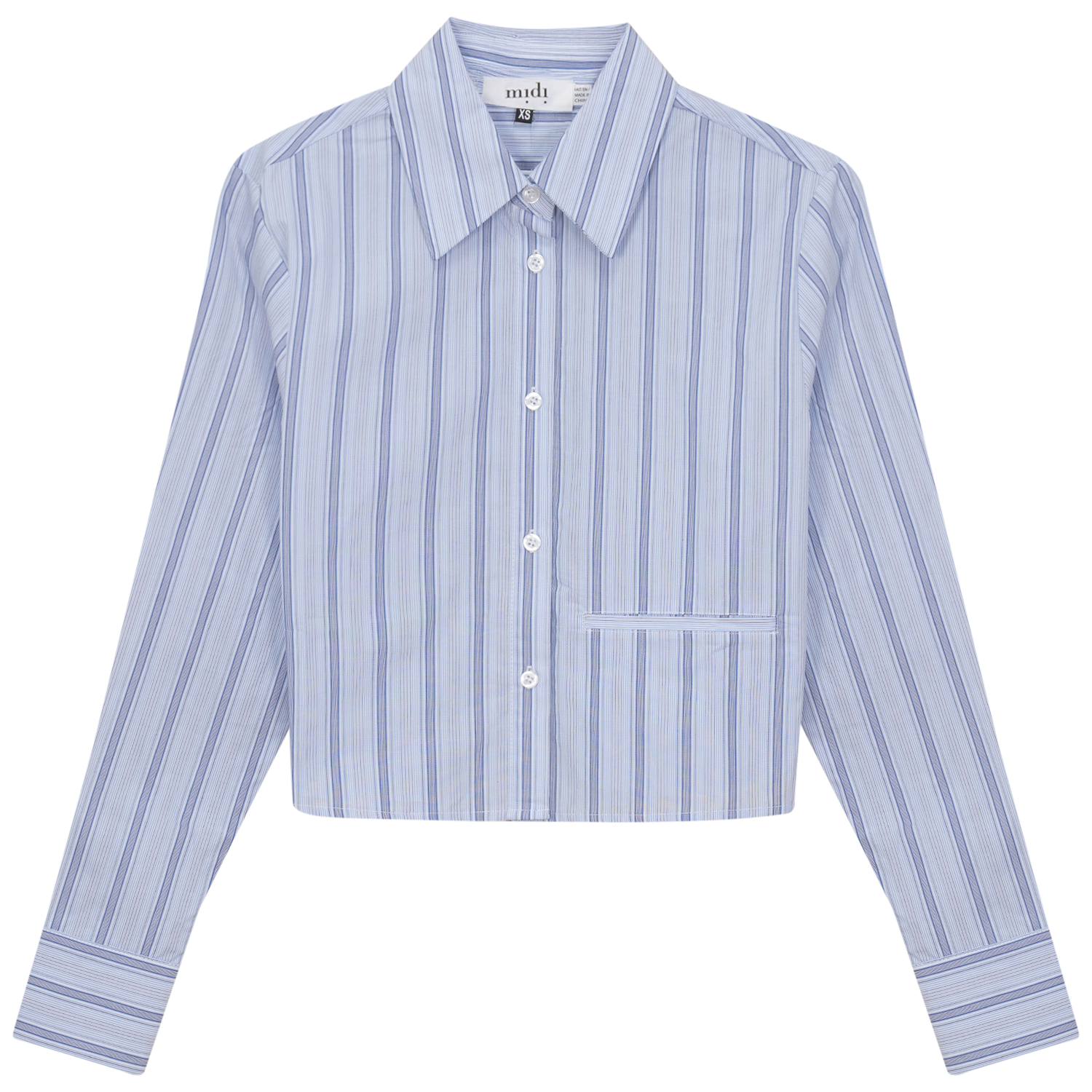 Cropped Stripped Blouse
