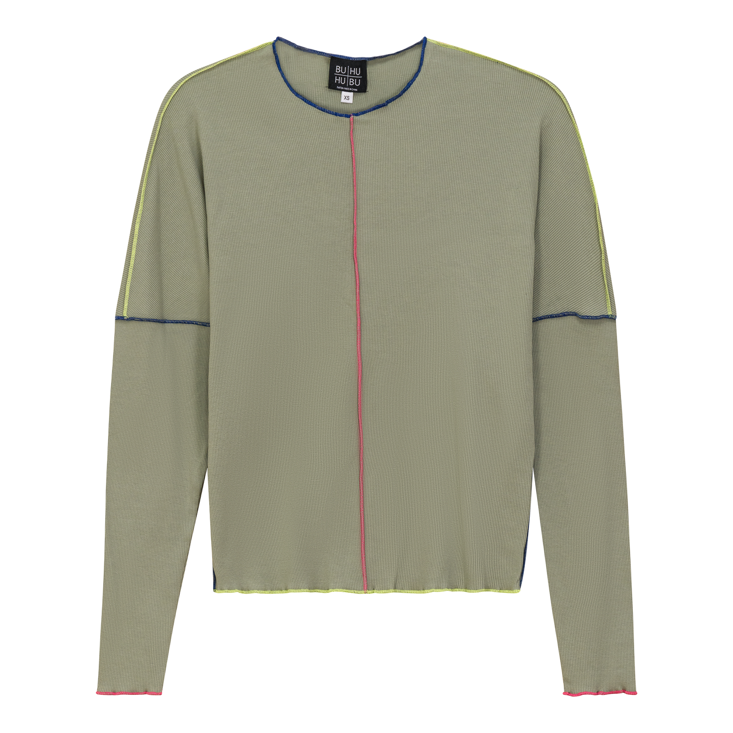 Contrast Stitch Top