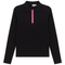 Henley Contrast Zip Tee