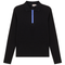 Henley Contrast Zip Tee
