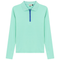 Henley Contrast Zip Tee