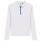 Henley Contrast Zip Tee