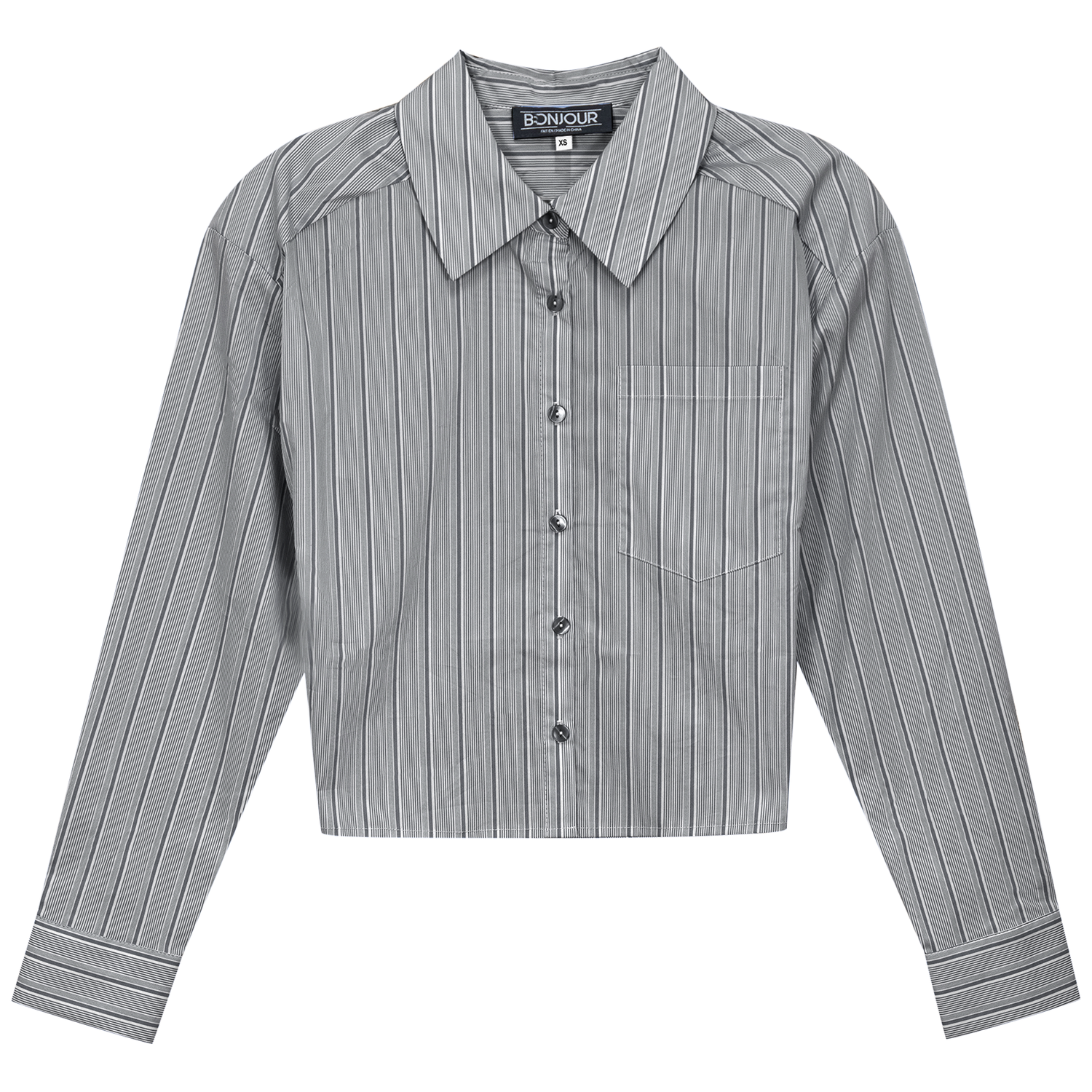 Cropped Stripped Blouse