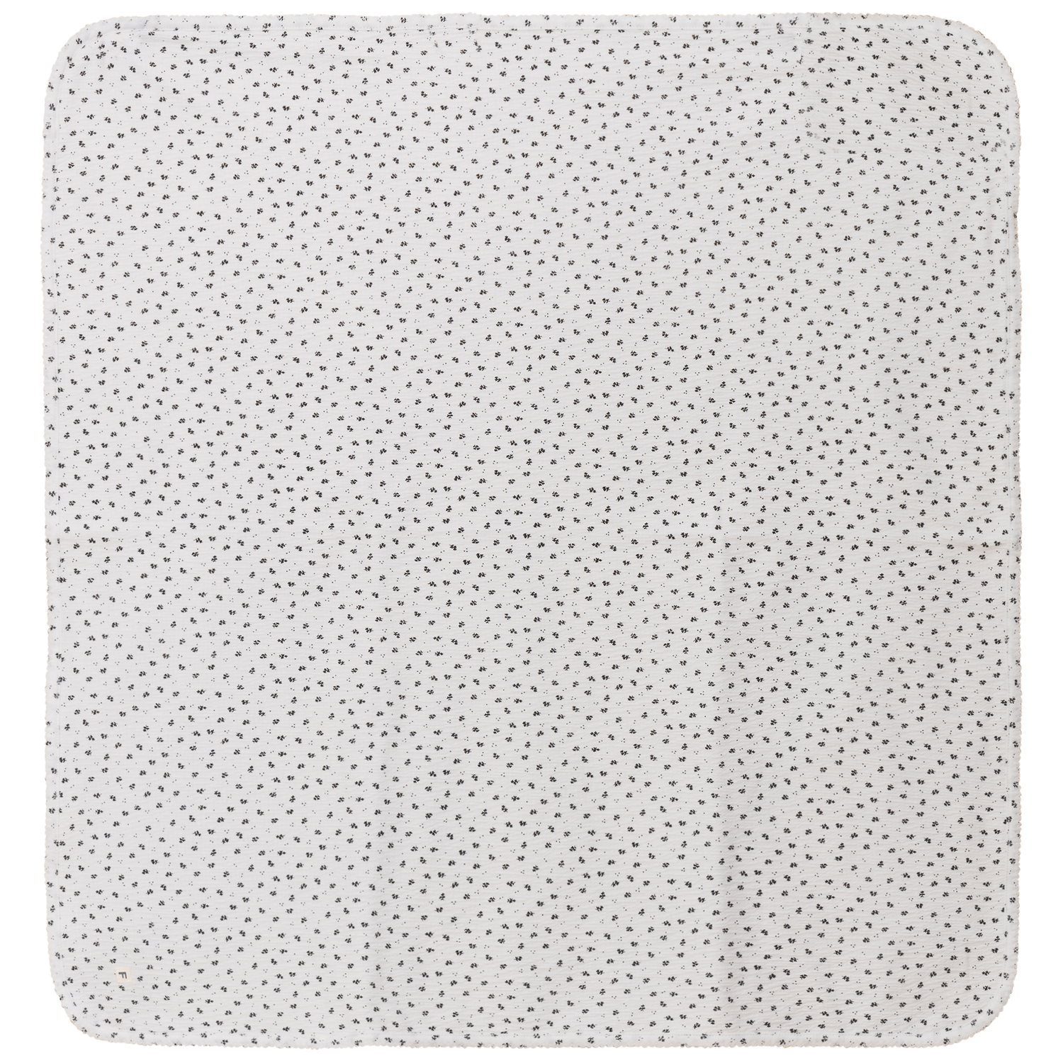 Crinkle Flower Print Blanket