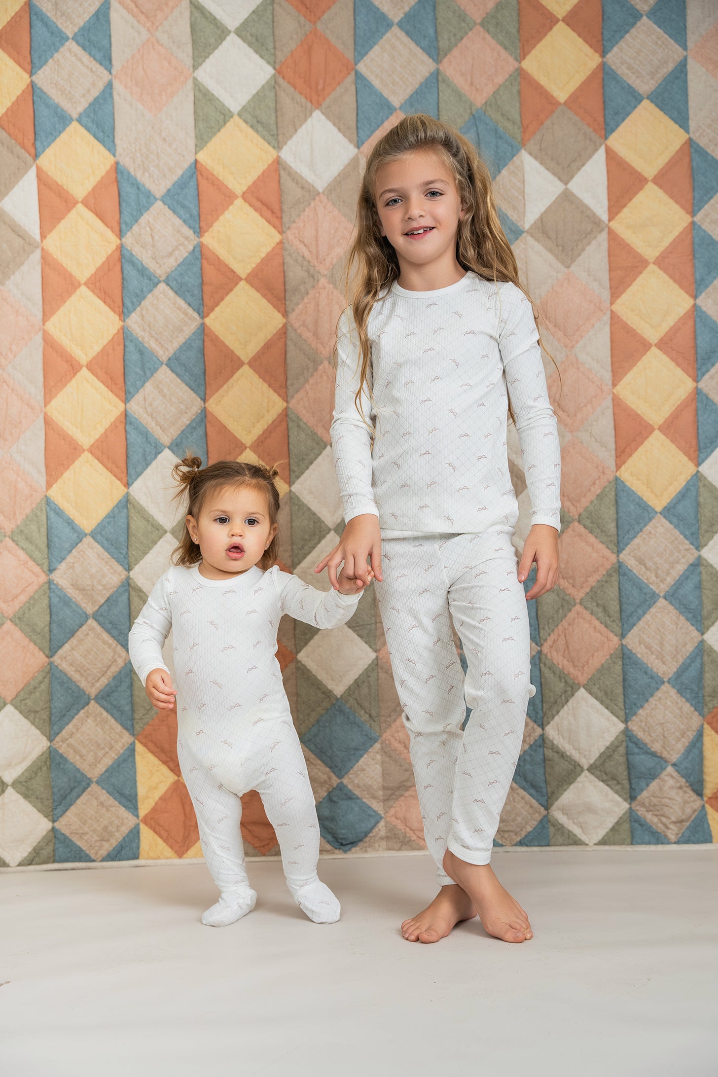 Mesh Print 2Pc Set