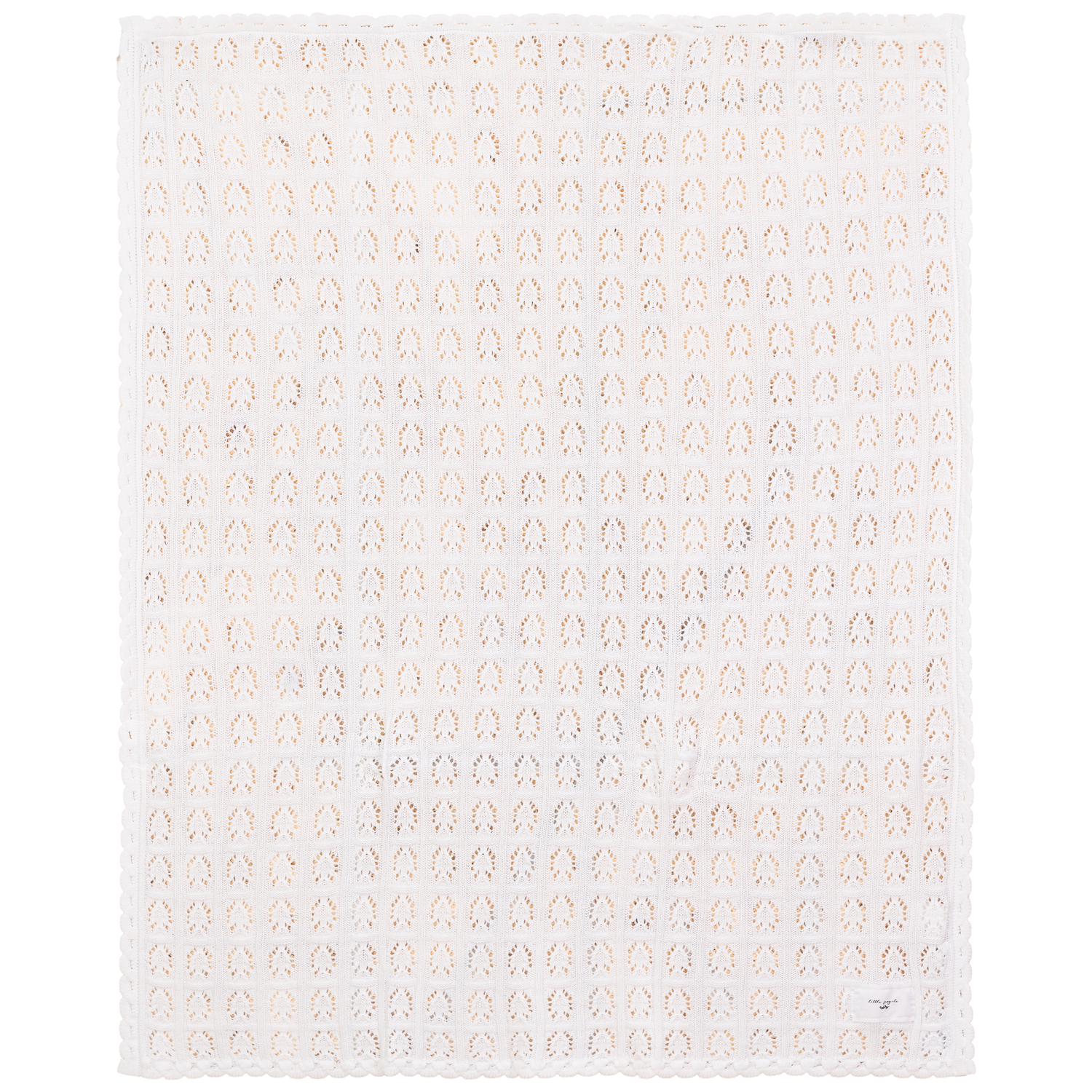 Knit Lace Texture Blanket