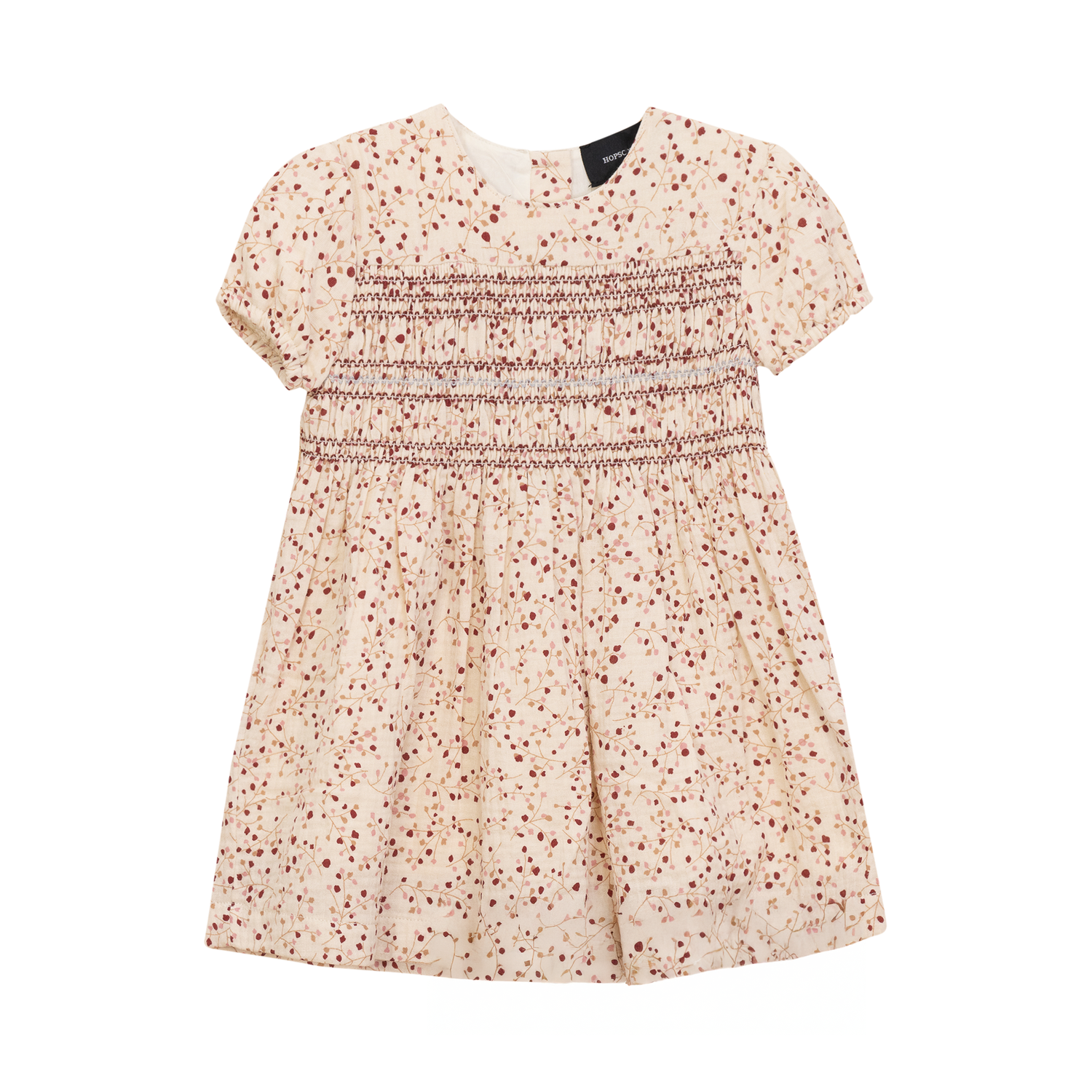 Crinkle Woven Flower Print Dress