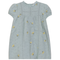 Lace Trim Flower Print Dress