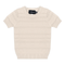 Stripe Knit Textured Sweater