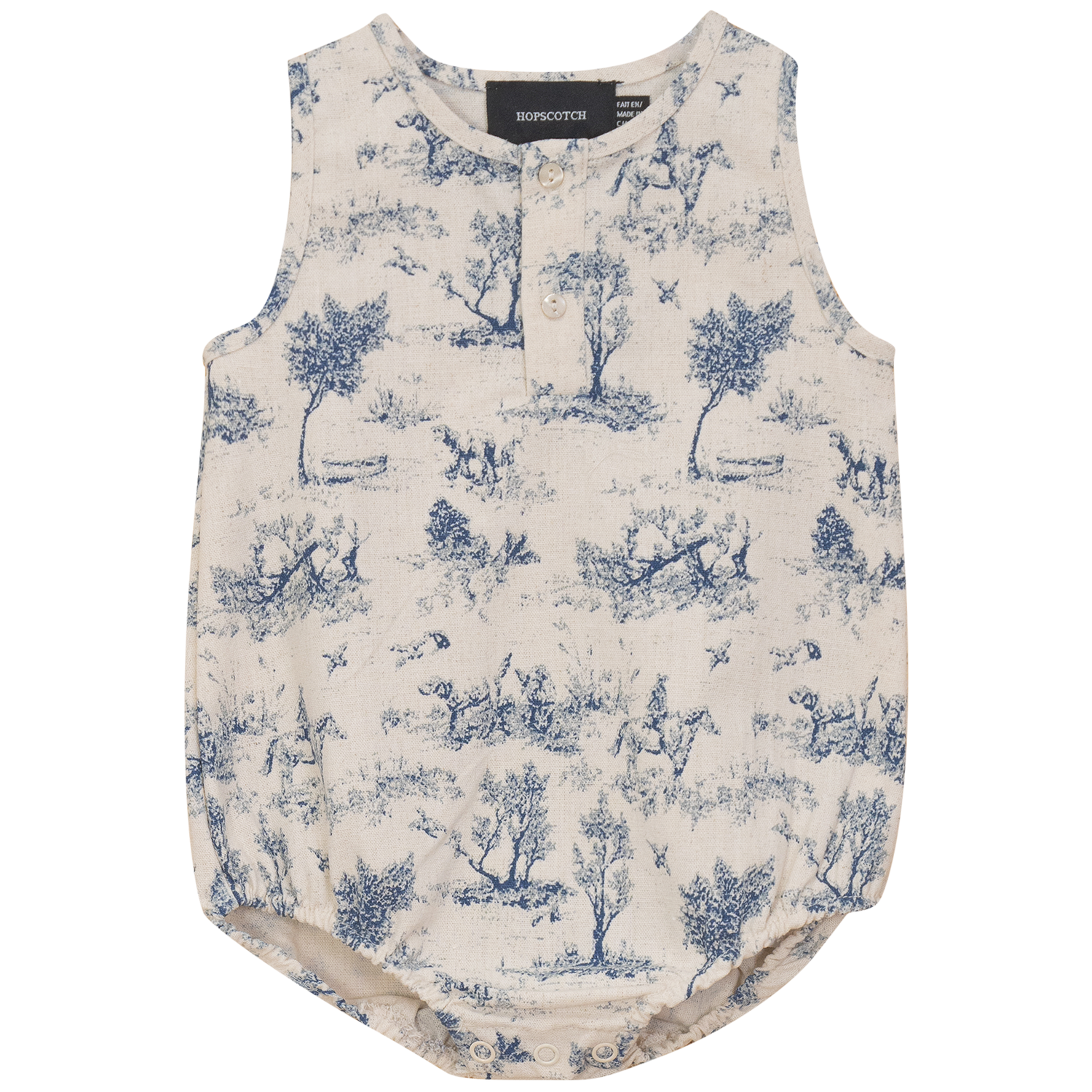 Tree Print Romper