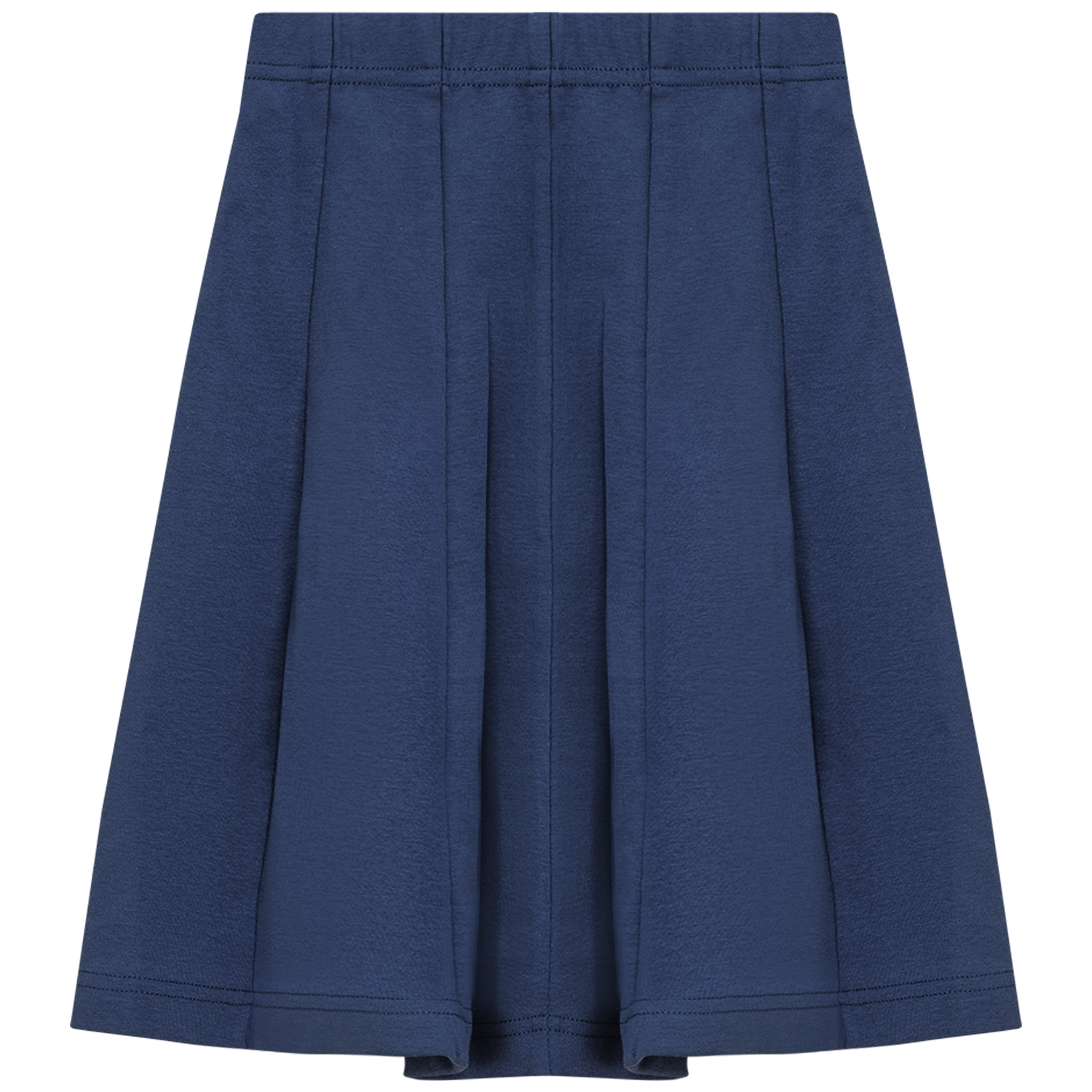 Ribbed Short Panel Skirt